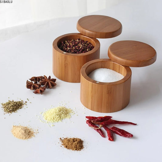 Bamboo Spice Container