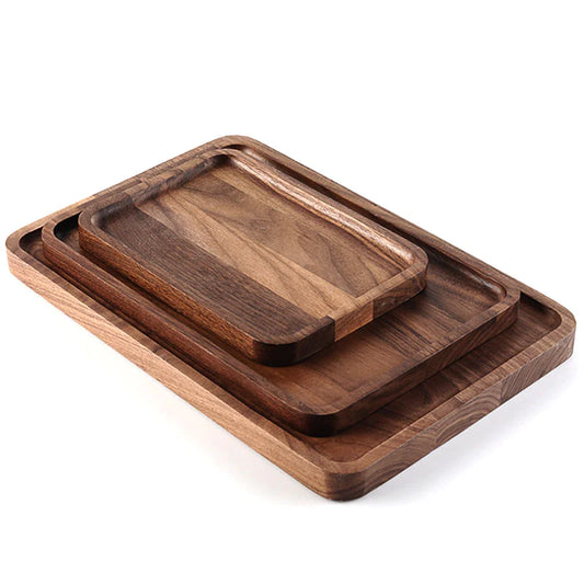 Wooden Kitchen Tray Set