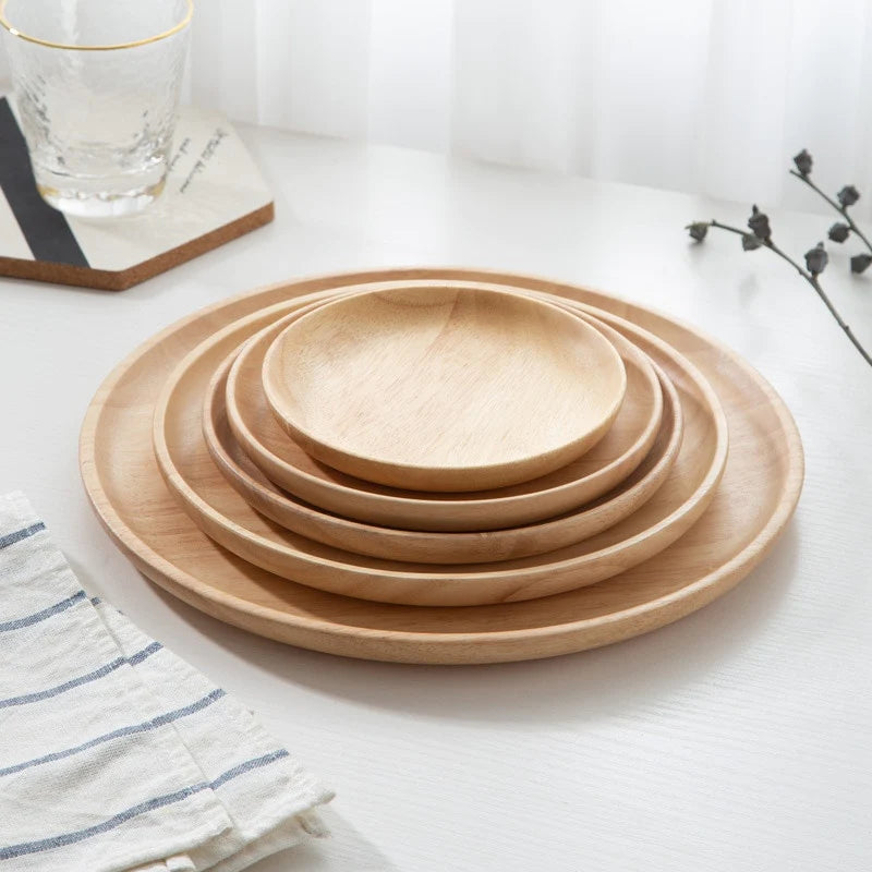 Wooden Snack Plates