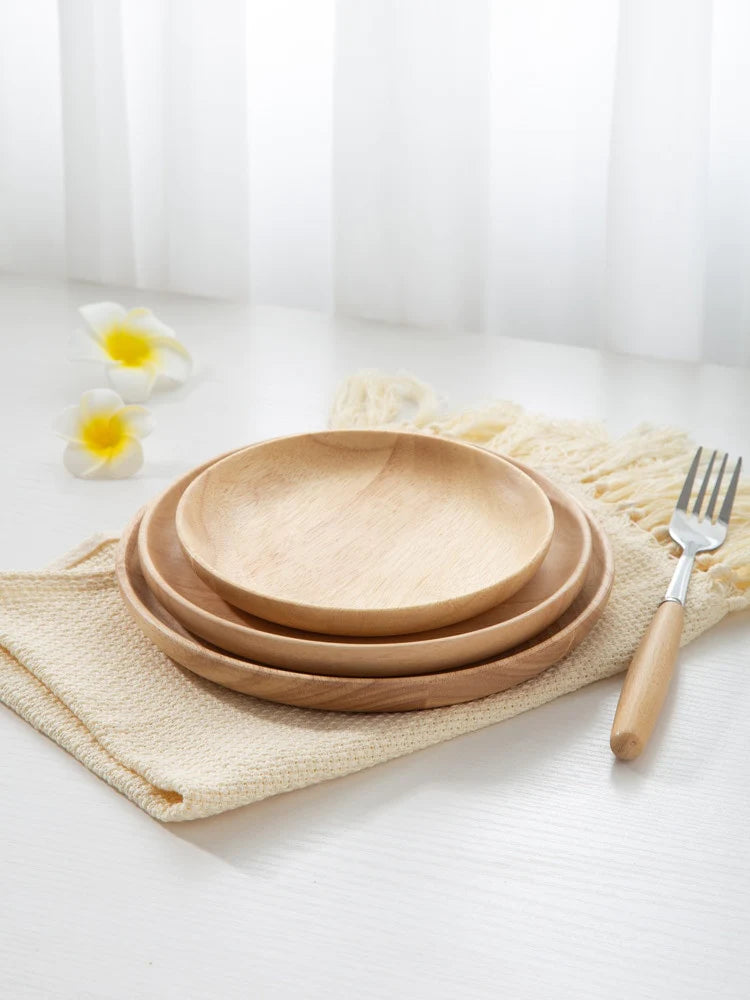 Wooden Snack Plates