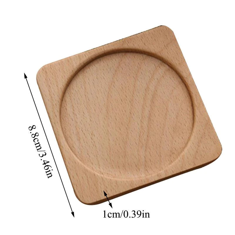 Modern Wooden Cup Coaster