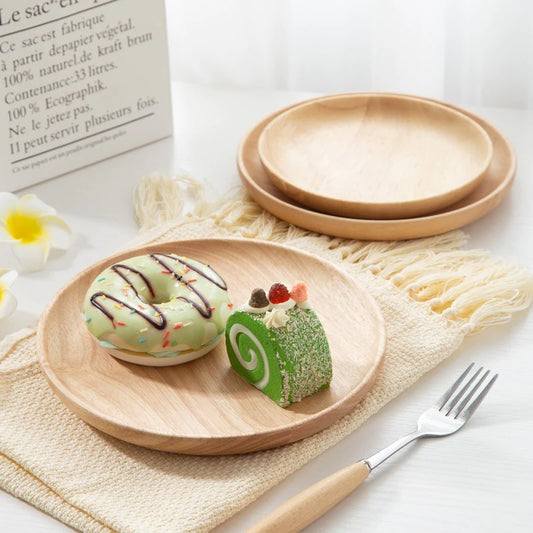 Wooden Snack Plates