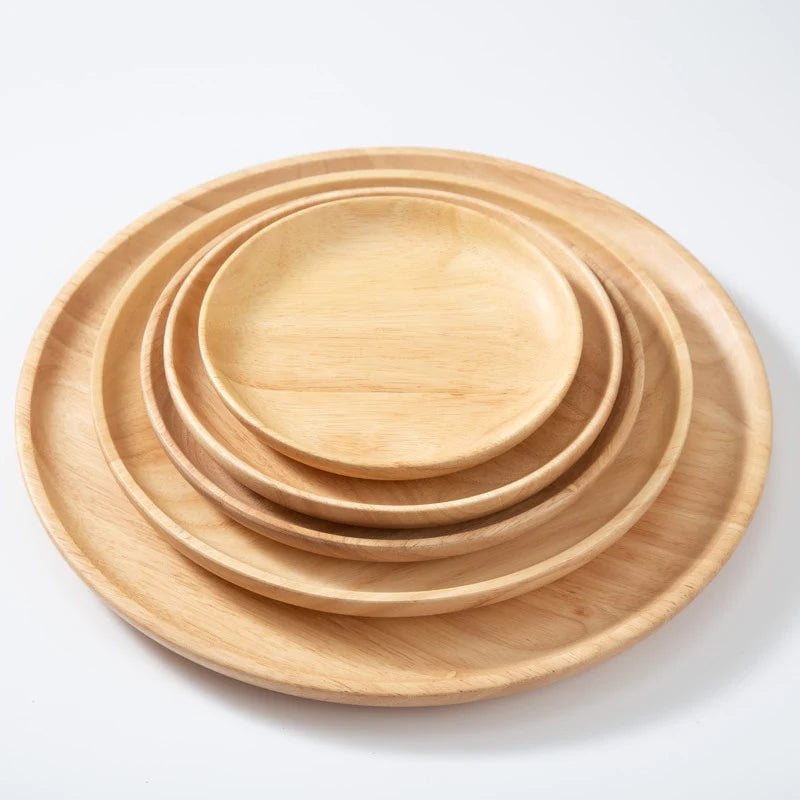 Wooden Snack Plates