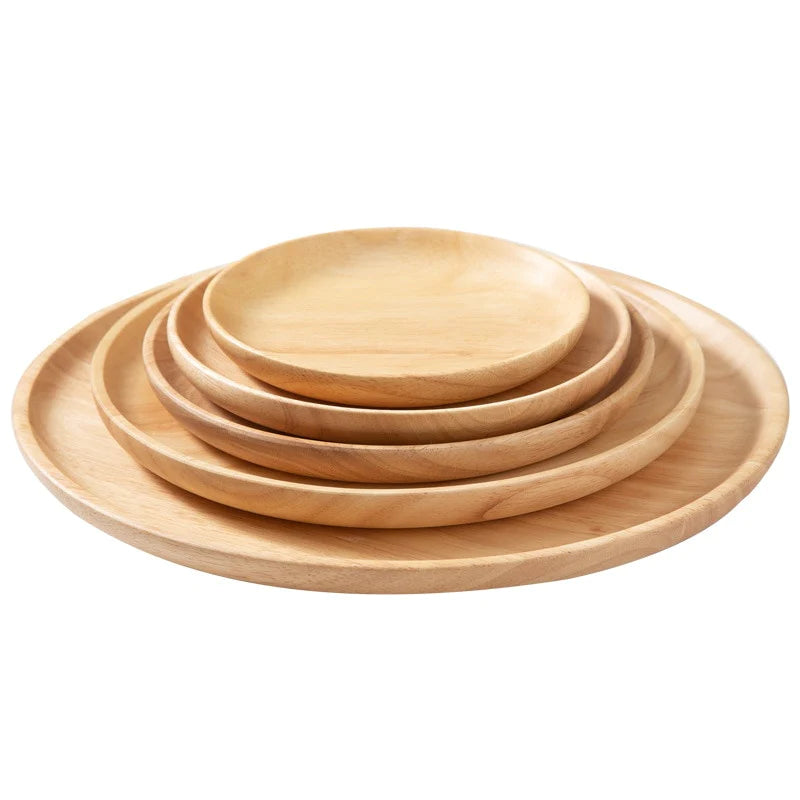 Wooden Snack Plates